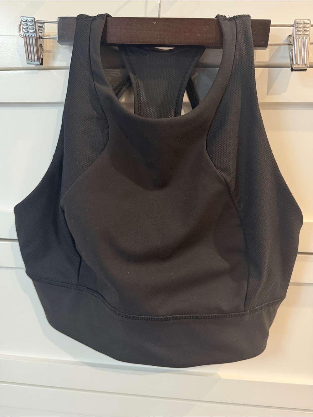 lululemon athletica Black High-Neck Racerback Sports Bra